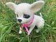 Dog Figurine, Little Chihuahua Puppy, Ooak Handmade Dog, Felted Wool Toy