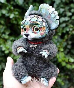 Doll author's toy figurine mystical animal OOAK handmade