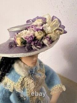 Dollhouse Miniature Artist Doll, Artisan Doll, Anabela of Spain, OOAK, 112