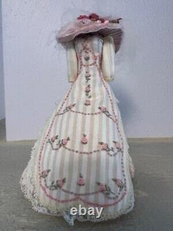 Dollhouse Miniature Artist, OOAK, Dress Form Mannequin Doll, 112th, New, Hat