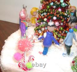 Dollhouse Miniatures OOAK Artist Made Grinch's Whoville Characters