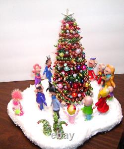 Dollhouse Miniatures OOAK Artist Made Grinch's Whoville Characters