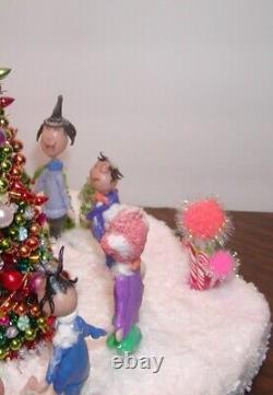 Dollhouse Miniatures OOAK Artist Made Grinch's Whoville Characters