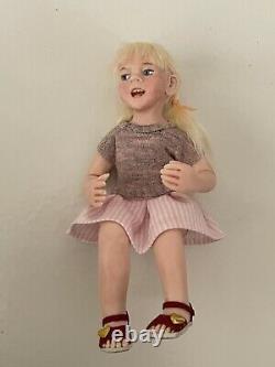 Dollhouse miniatures artist offerings 112 Scale ooak little girl