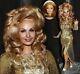 Dolly Parton Barbie Doll Celebrity Handmade Gold Dress Repaint Ooak By Olia