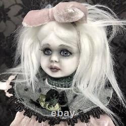 Dreadfully Odd Creepy Cute Gothic Horror Ghost OOAK Altered Repaint Art Doll