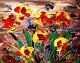 Floral Art Artwork Large Abstract Modern Original Oil Painting Ctciytf
