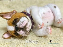 French Bulldog Puppy/dog 11,8 in(30 cm) realistic toy