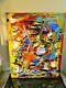 Graffiti Abstract Canvas Painting By Musk Yai 16x20 Ooak Hand Painted Signed