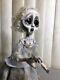 Ghost Art Doll Ooak, Halloween Decor, Banshee, Gothic Artist Doll, Sculpture