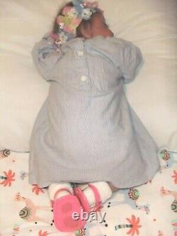 Grace Looks very realistic. Silicone/Vinyl Reborn Doll