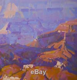 Grand Canyon Original Oil Painting on Canvas Large Size Handmade One of a kind