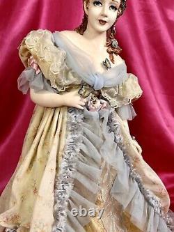 Halle Blakeley OOAK Clay Bisque Doll Serena NIADA Charter Member Museum Quality