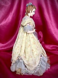 Halle Blakeley OOAK Clay Bisque Doll Serena NIADA Charter Member Museum Quality