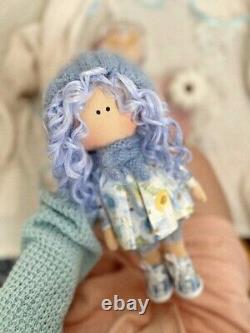 Hand Made Interior Doll, OOAK Doll, Textile Decorative Doll Collector Art Dolls