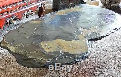 Hand-crafted Yosemite Flagstaff coffee table. One-of-a-kind. Fred Hull artist