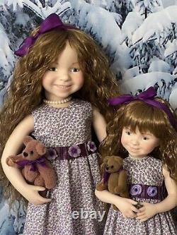 Handcrafted Eyes of TX Dolls SISTERS 14 Sally and 11 Sara Effner Doll Molds