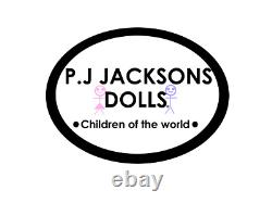 Handmade Collectible Art Dolls P. J. Jackson dolls 18  Sasha