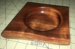 Handmade Hawaiian KOA Wood Art Bowl DishOne of a KindRetro StyleLocal Artist