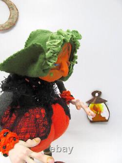 Handmade Mrs. Pumpkin Witch OOAK Art Doll