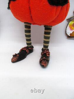 Handmade Mrs. Pumpkin Witch OOAK Art Doll