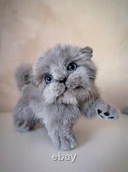 Handmade Realistic collectable toy Kitten/Cat Safira OOAK