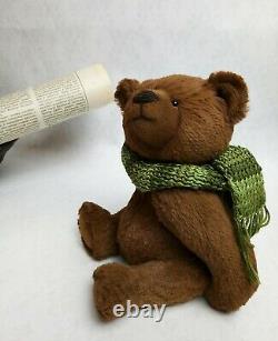Handmade. Teddy Bear. New. Ooak artist. One-of-a-kind interior toy. Collectible