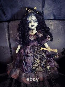Horror Gothic OOAK Amaila collector Art doll reborn
