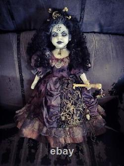 Horror Gothic OOAK Amaila collector Art doll reborn