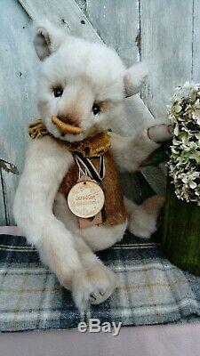 Humpfrey Coco and Clare Handmade white Ooak collectors bear Artist Bear 21