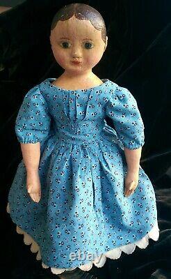 Izannah Walker artist doll, handmade doll, cloth doll, antique doll reproduction