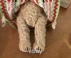 JENNIFER MURPHY Mohair Holiday Bear 14 Artist Bear Kiki Dress Snowman Chenille