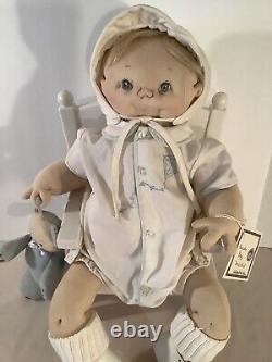 Jan Shackelford One of a Kind Keepsake Baby Doll 21. Handmade Artist Doll 1993