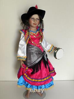 Jennifer Esteban Porcelain GYPSY, 28. OOAK Design by Karen Raum. Very Rare