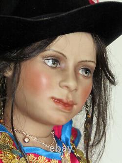 Jennifer Esteban Porcelain GYPSY, 28. OOAK Design by Karen Raum. Very Rare