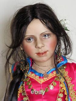 Jennifer Esteban Porcelain GYPSY, 28. OOAK Design by Karen Raum. Very Rare