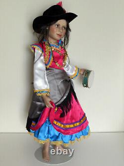 Jennifer Esteban Porcelain GYPSY, 28. OOAK Design by Karen Raum. Very Rare