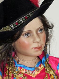 Jennifer Esteban Porcelain GYPSY, 28. OOAK Design by Karen Raum. Very Rare