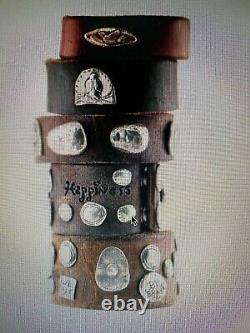 Jes MaHarry/Sundance Artist/Sterling & Leather Bracelet/One of a Kind