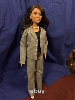 Kamala Harris OOAK Doll Custom Repaint Handmade Collector Art barbie AA USA