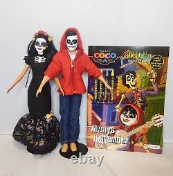 Ken Barbie Doll OOAK Set Day of the Dead Disney Pixar Coco coloring book Lot