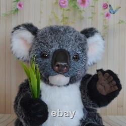 Kyoto koala art teddy handmade OOAK collectible toy gift 11 in