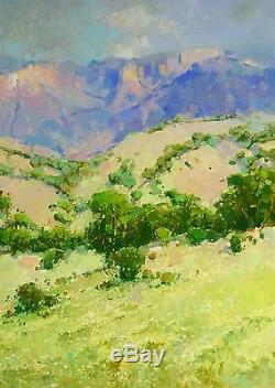 Landscape Oil Painting, Large Size, Canvas Handmade Artwork One of a Kind Signed