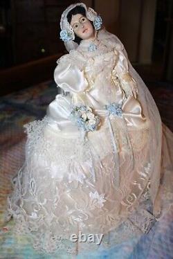 Lilli Baitz Rosa Doll/Tea Cozie Becomes a Beautiful Bride-See Before & After