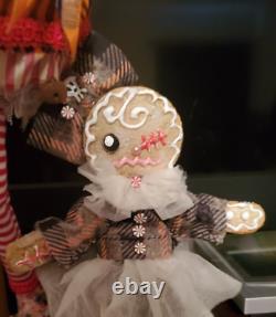 LuLu Lancaster ooak one of a kind handmade art doll Goth Christmas