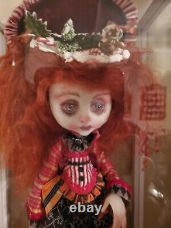 Lulu Lancaster ooak art doll one of a kind handmade Gothic Christmas Gretel