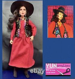 Maria Felix OOAK barbie Doll Custom Handmade Collector Art- La Doña Mexican Star