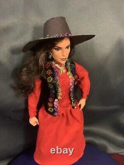 Maria Felix OOAK barbie Doll Custom Handmade Collector Art- La Doña Mexican Star