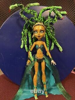 Medusa Doll OOAK Greek Goddess Handmade Collector Custom Paint monster Art Gorgo