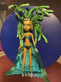 Medusa Doll OOAK Greek Goddess Handmade Collector Custom Paint monster Art Gorgo
